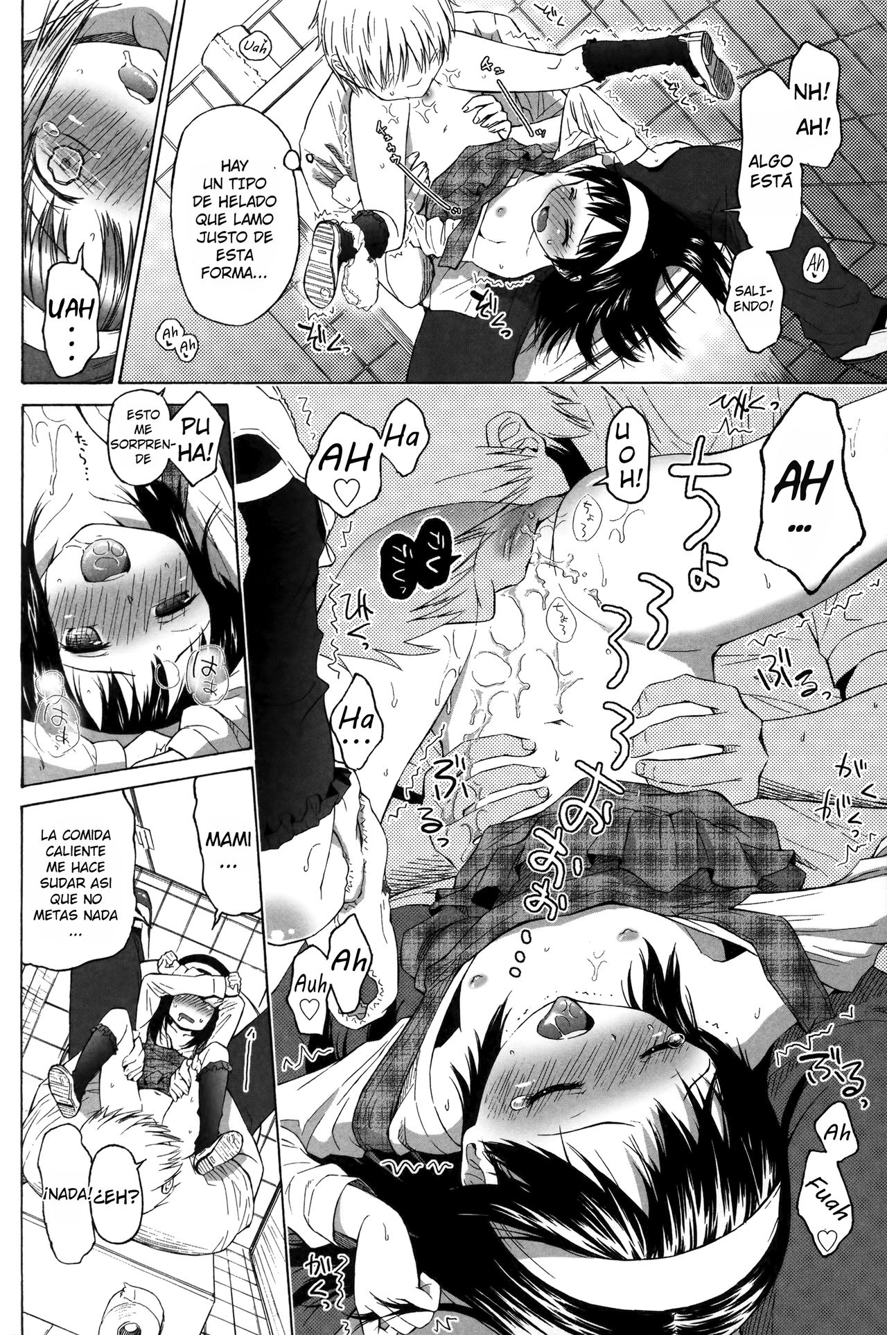Ganbare Benjomeshi-kun | ¡Tu puedes! Chico que come en el baño page 12 full