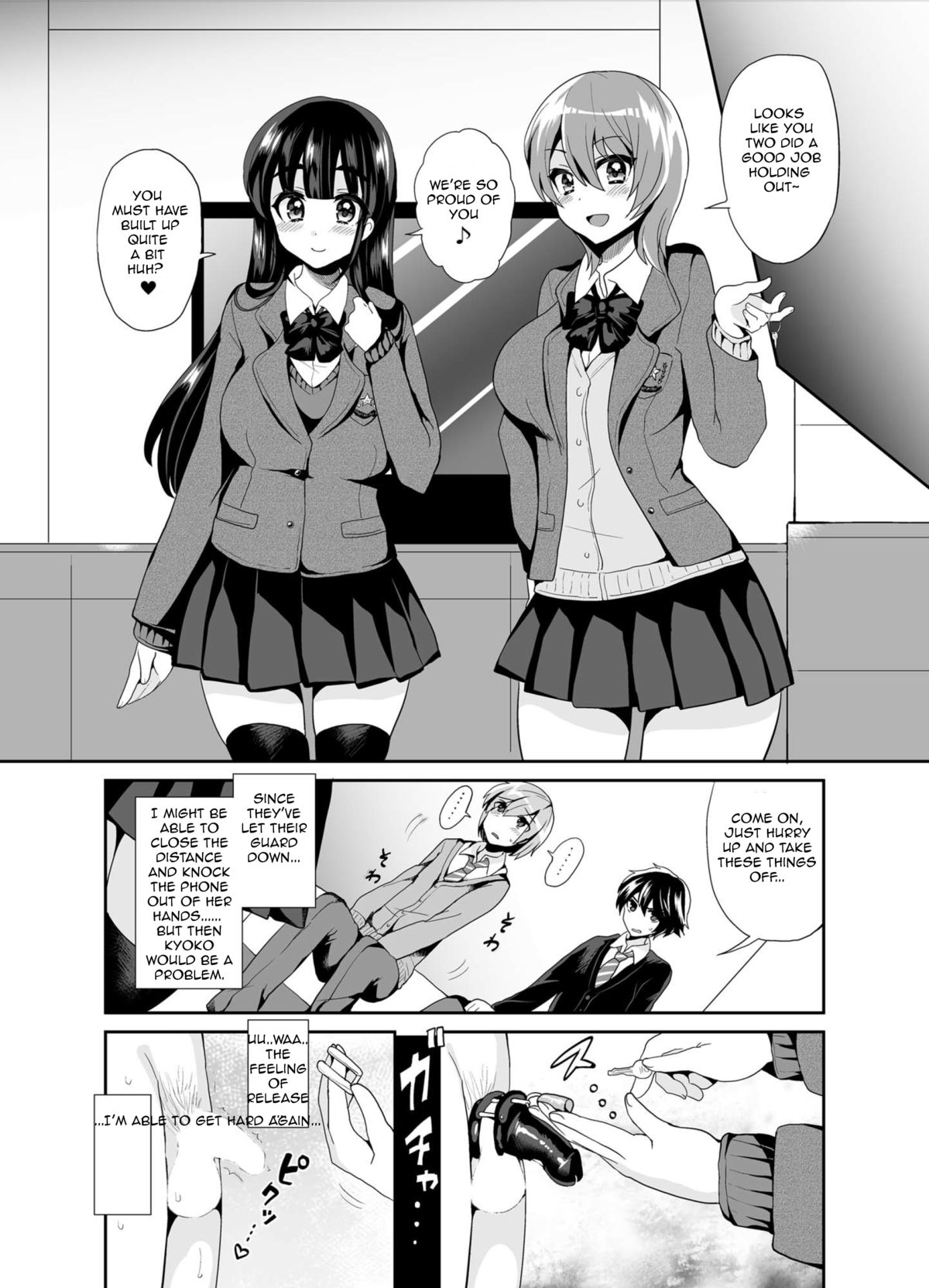 Futanari! Oshioki Time 2 ~Shasei Kanri Kyousei Josou Hen~ | Futanari! Punishment Time 2 page 10 full