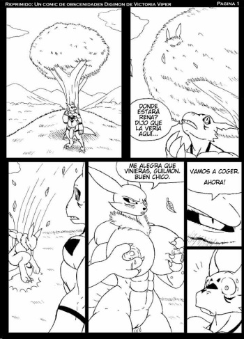 [Victoria Viper] Reprimido: Un Comic De Obscenidades Digimon [Spanish] cover