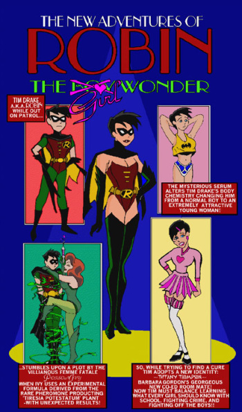 [Fraylim] Robin The Girl Wonder, Superman's Pal Jamie Olsen, Fan Art cover
