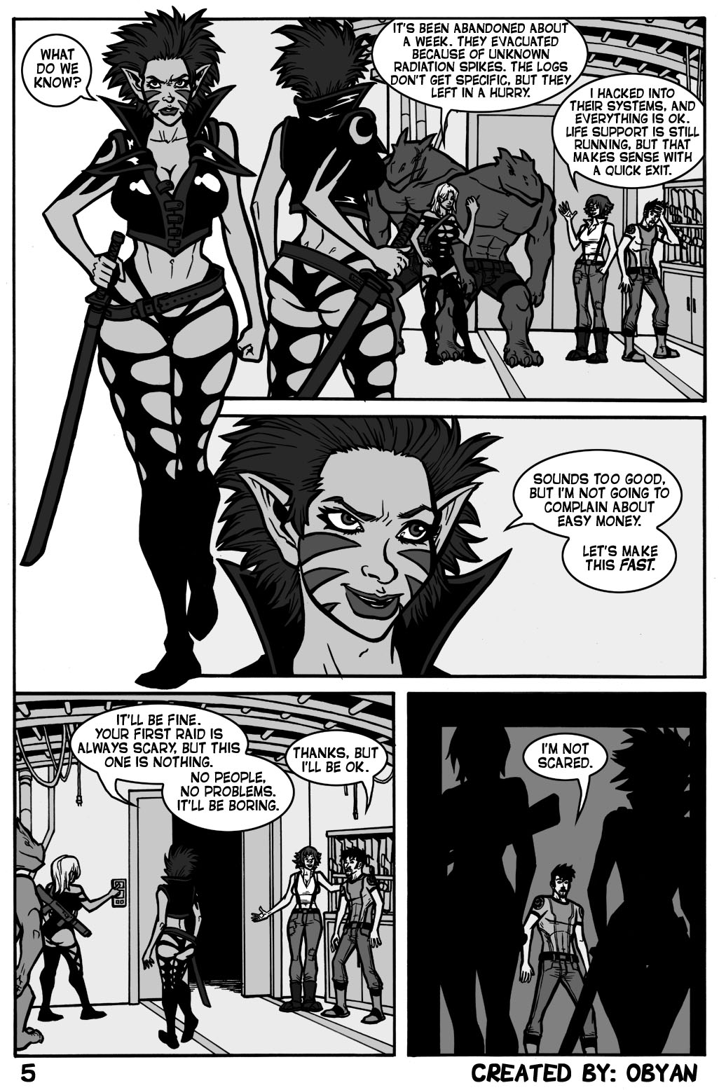 Black Comet Pirates: Up in Smoke page 5 full