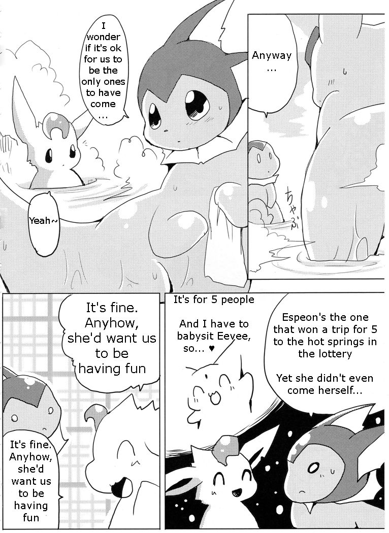 Vuikka. Onsen Hen | Eeveelutions. Hot Springs Edition page 11 full