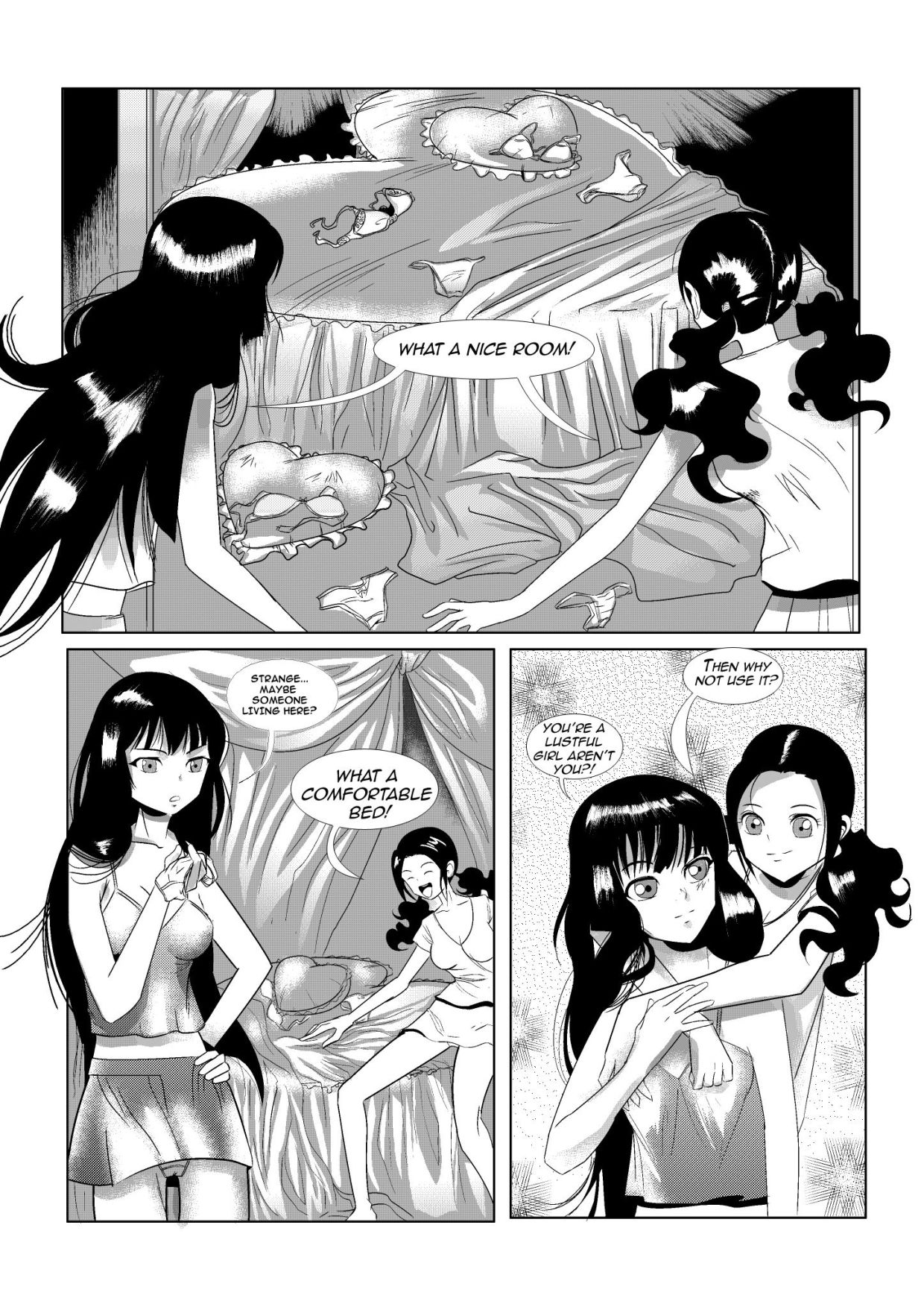 Tales of the Old Mansion - The Courage Trial - First Version page 9 full