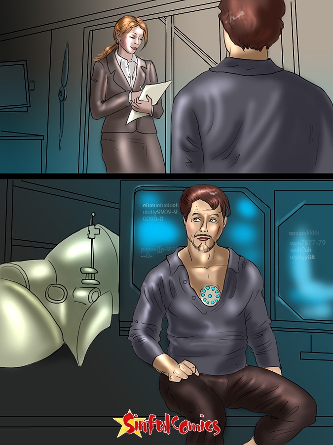 sinful comics - Gwyneth Paltrow - Iron Man page 1 full