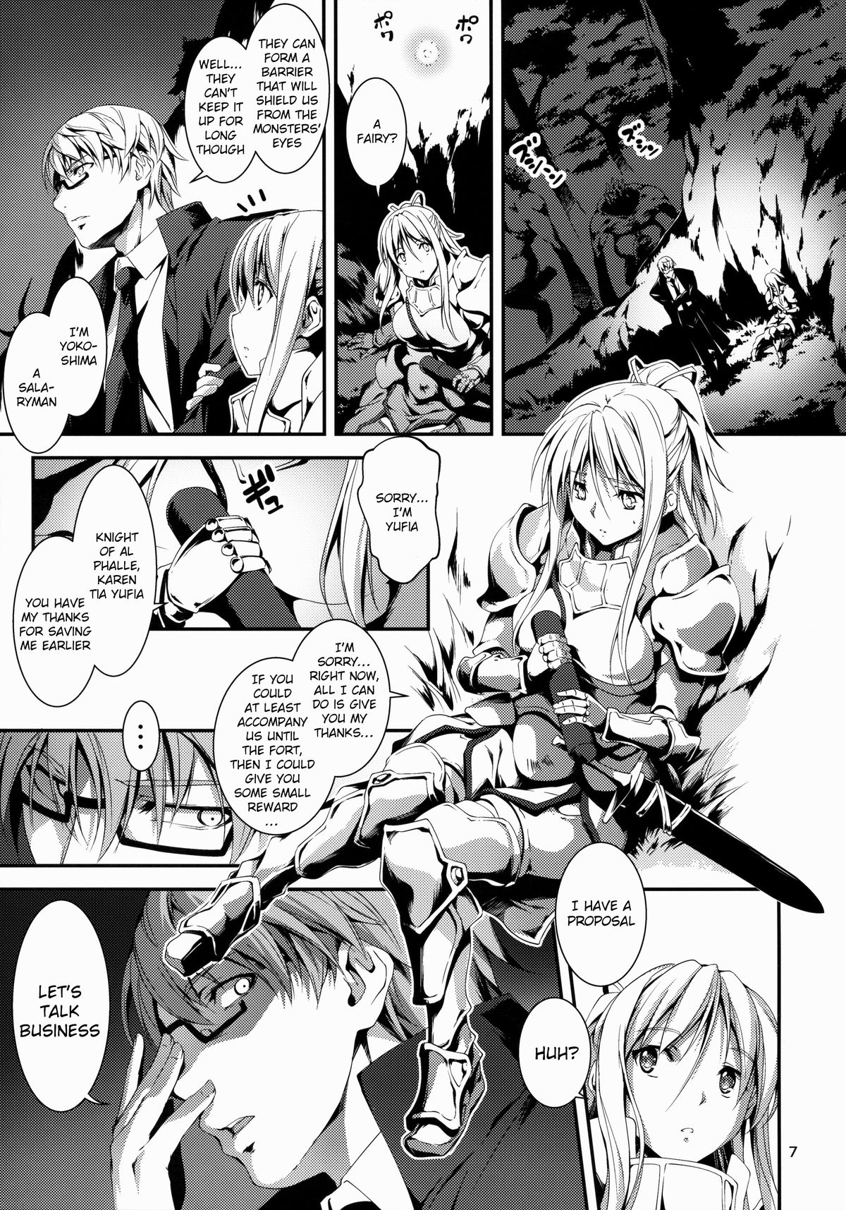 Kuro no Ryman to Kishi Yufia page 8 full