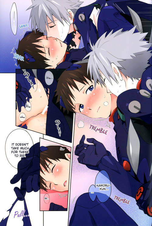 Plug Suit ga Sonna ni Biribiri de Dou suru no Shinji-kun! | With a plugsuit ripped like this what is Shinji-kun to do! page 11 full