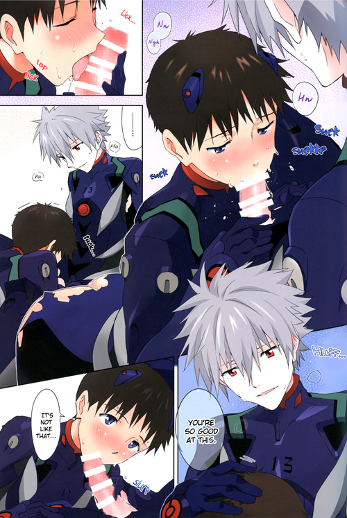Plug Suit ga Sonna ni Biribiri de Dou suru no Shinji-kun! | With a plugsuit ripped like this what is Shinji-kun to do! page 7 full