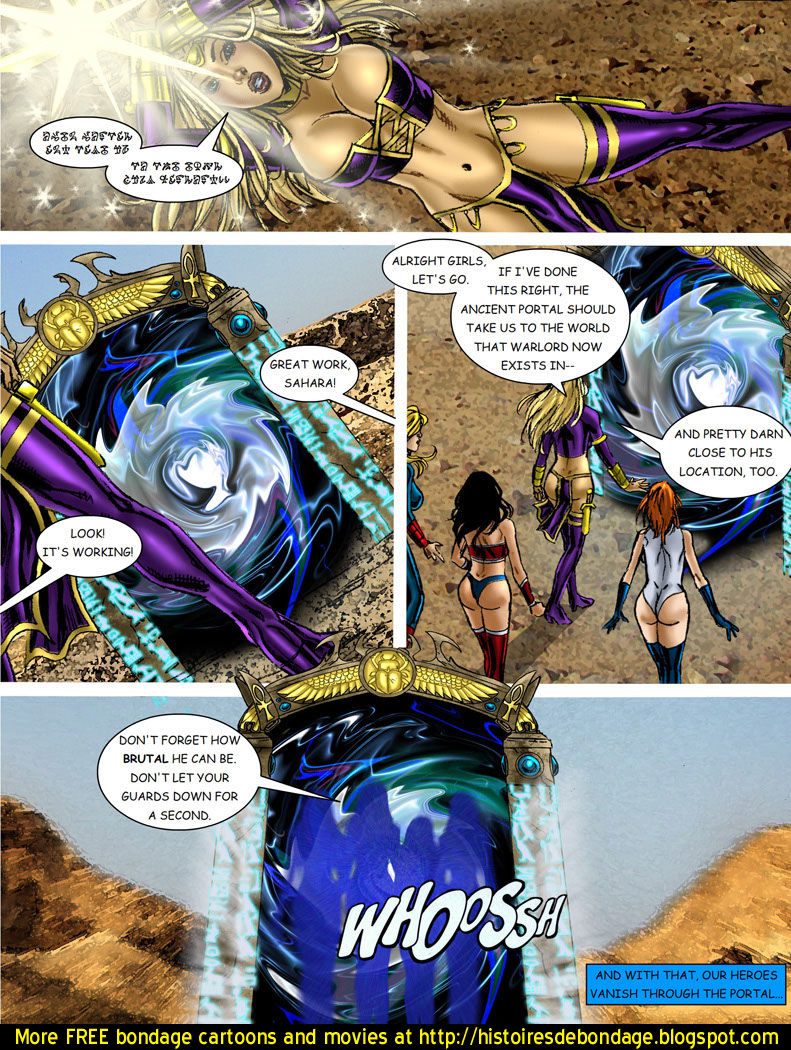 9 Superheroines vs Warlord  Ch.1 page 4 full