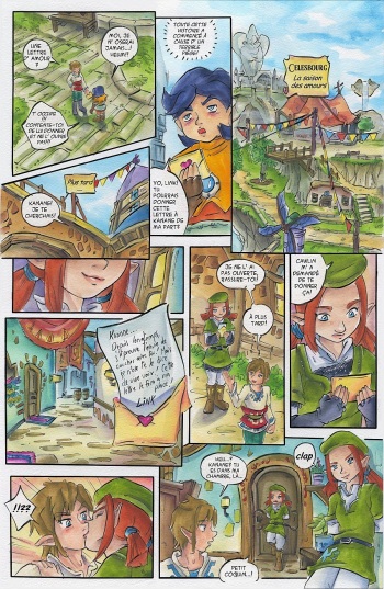 [Passage] Assorted comic pages (Zelda/Kingdom Hearts) [French] cover