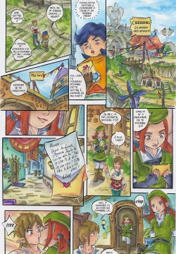 Assorted comic pages