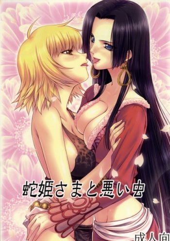(C84) [Mikenekodou (Muten)] Hebi Hime-sama to Warui Mushi (One Piece) cover