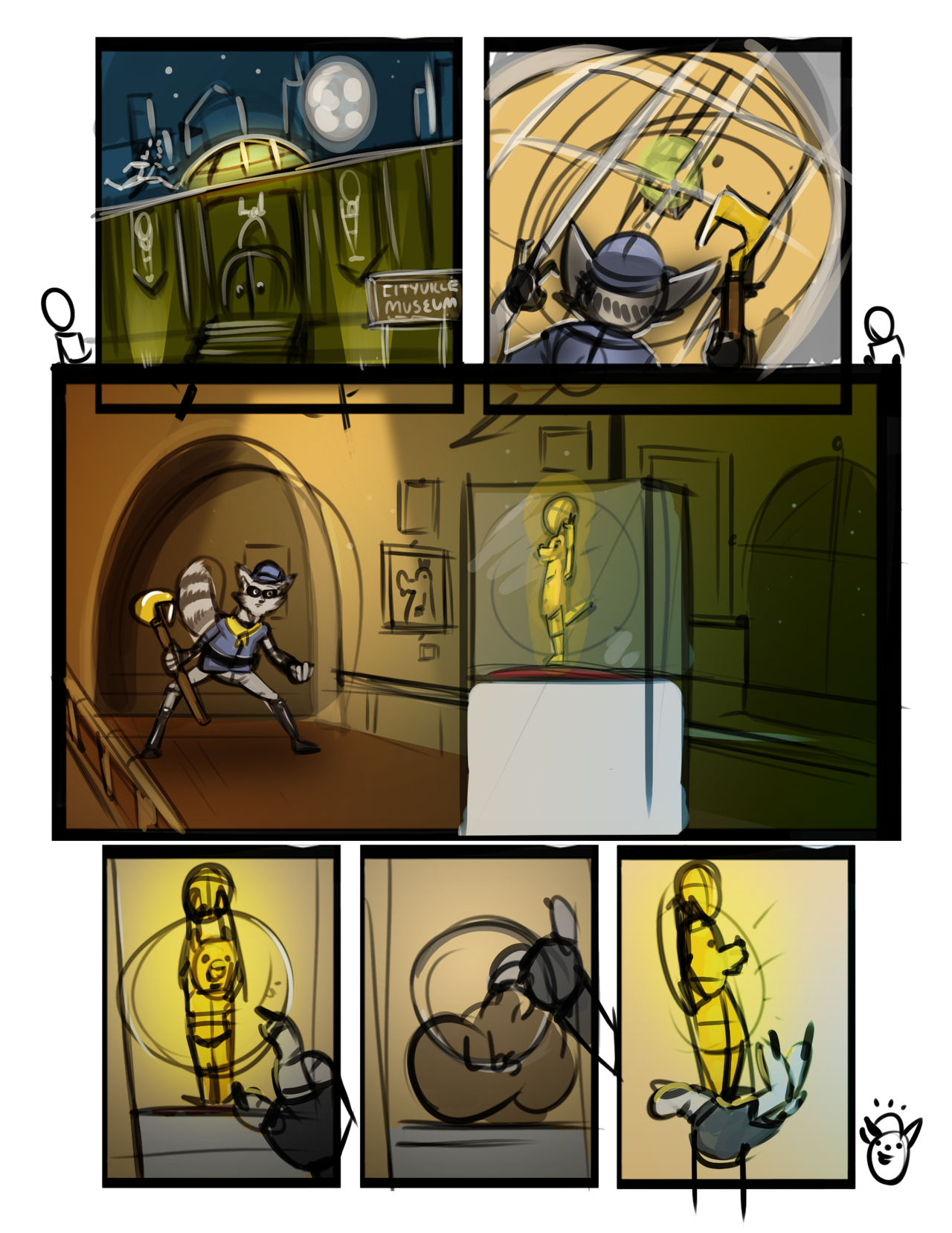 Heist of the Cursed Ritz Idol page 1 full