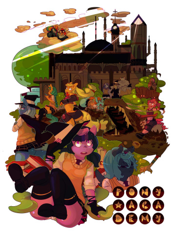 [Lumo] Pony Academy, Chapter 2: Magic Lessons (HQ) cover