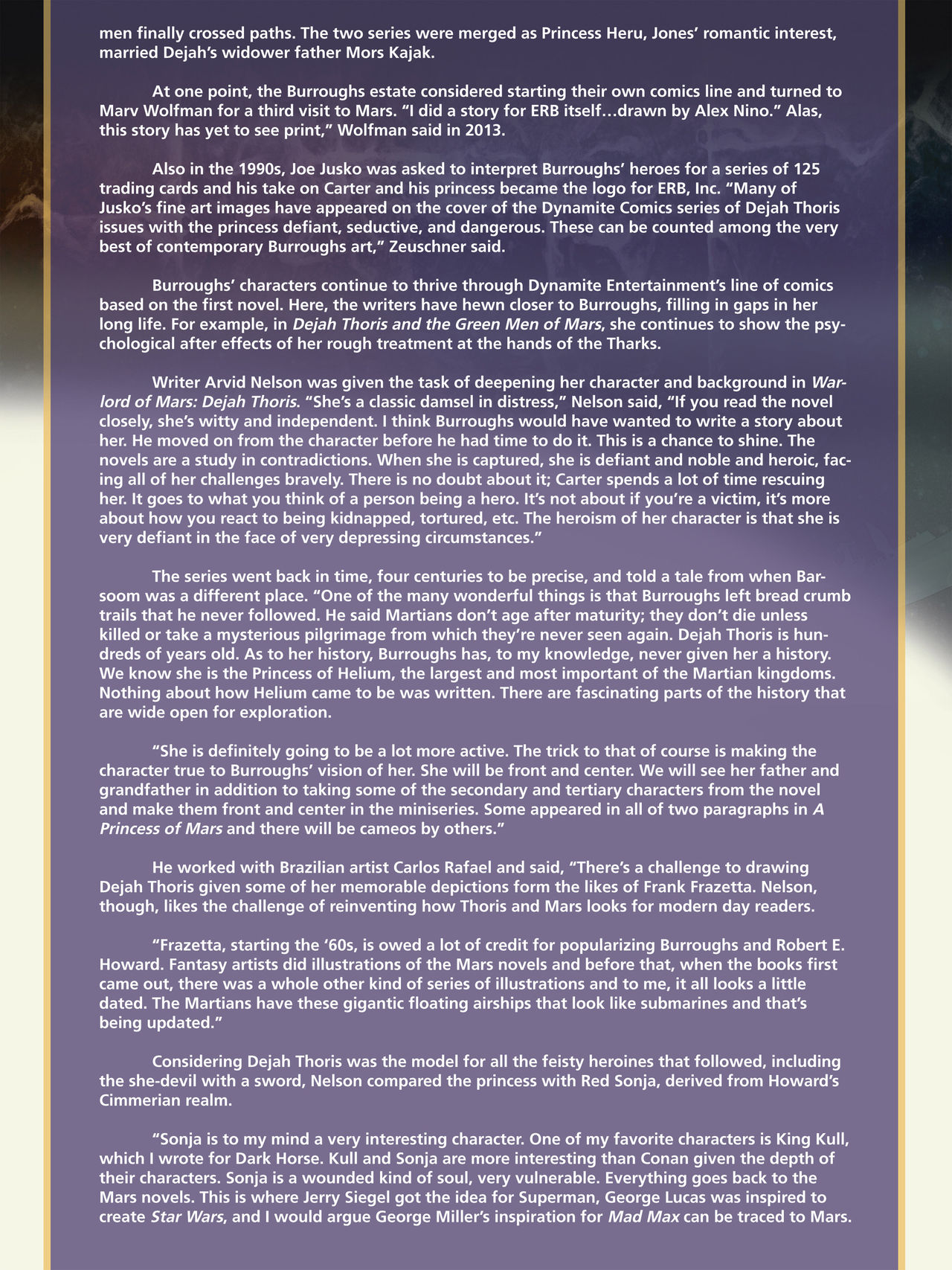 The Art of Dejah Thoris and the Worlds of Mars page 12 full
