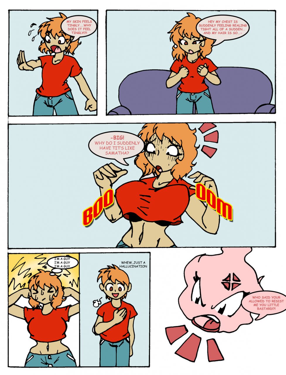 Surprise Transformation - Case of the Love Sick Ghost page 5 full