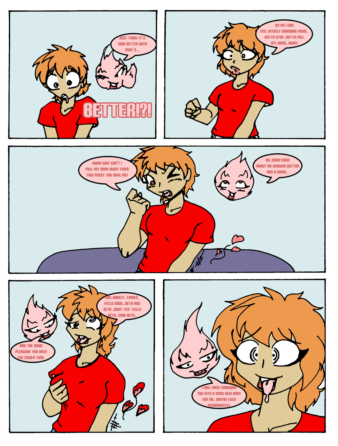 Surprise Transformation - Case of the Love Sick Ghost page 7 full