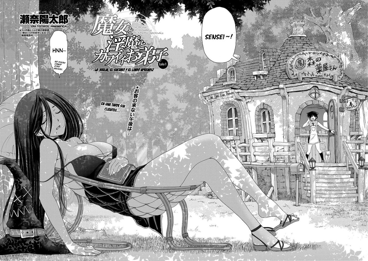 Majo to Inma to Kawaii Odeshi | La Bruja, El Aprendiz y El Sucubo Ch.1-2 page 2 full