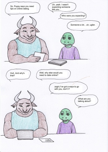 Online dating cover