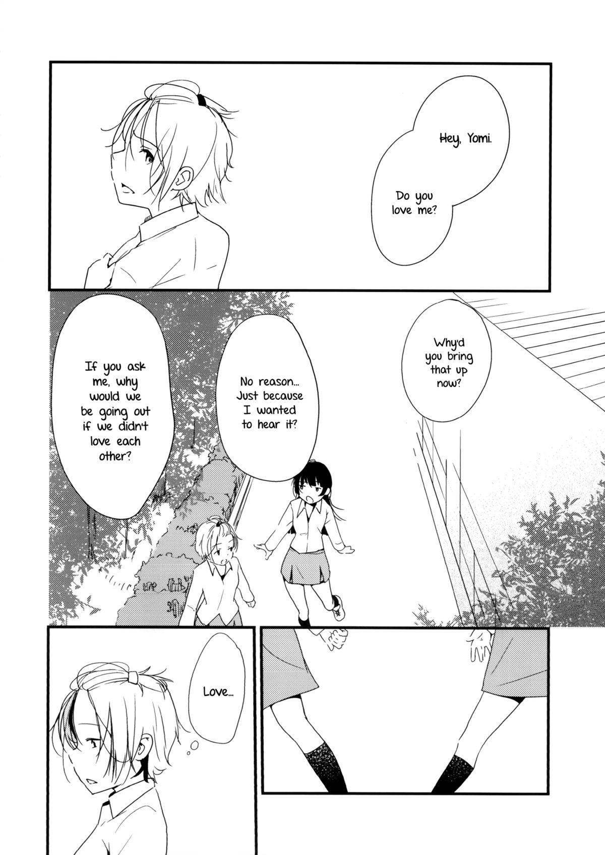 Ikujinashi Yomi to Mahiru to Mia | Coward Yomi, Mahiru, and Mia page 11 full