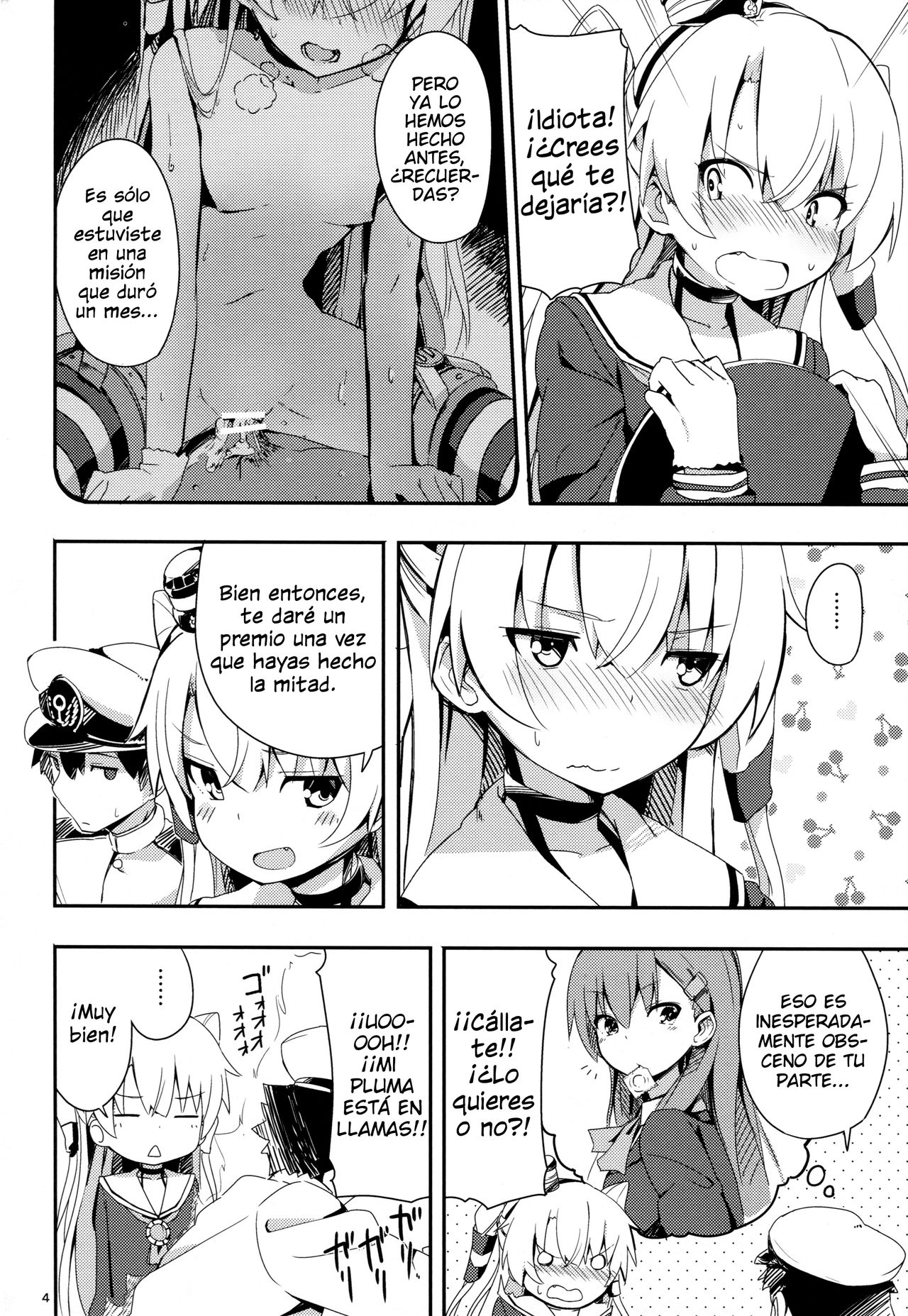 Amatsukaze to Tetsuya de H shinagara Houkokusho page 3 full