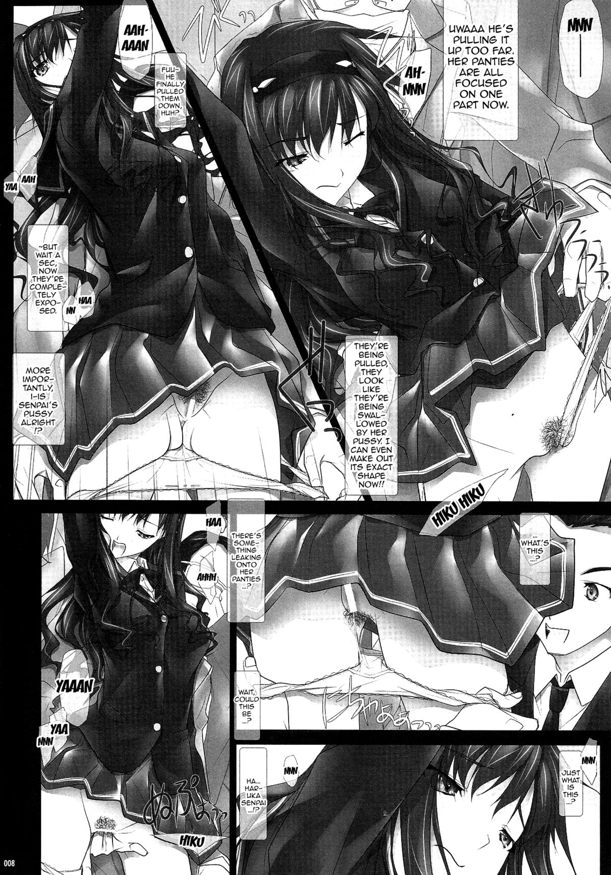 Haruka-senpai no... Chikan Densha de GOO! | Haruka-senpai's... Molester Train GOO! page 7 full