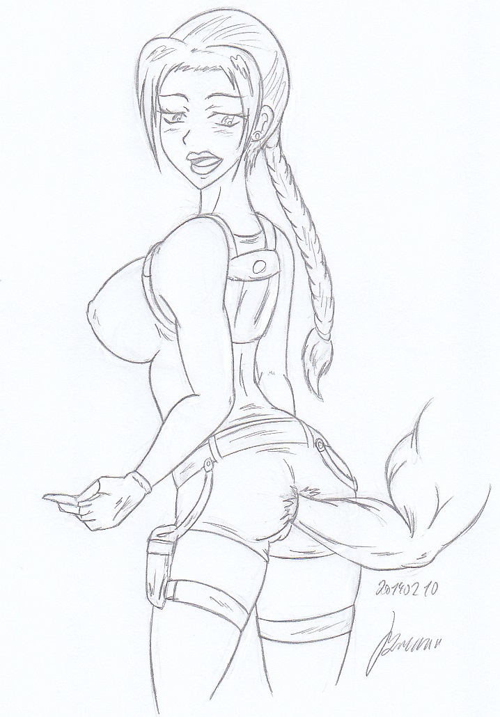 My miny  Tauren & Lara _ Sketches work page 1 full