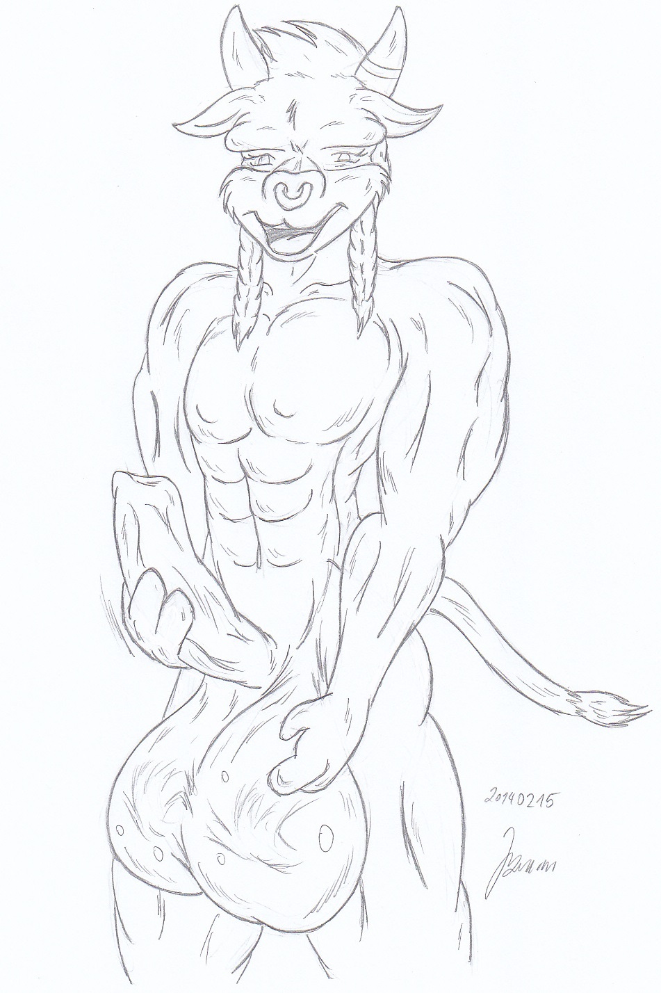 My miny  Tauren & Lara _ Sketches work page 11 full