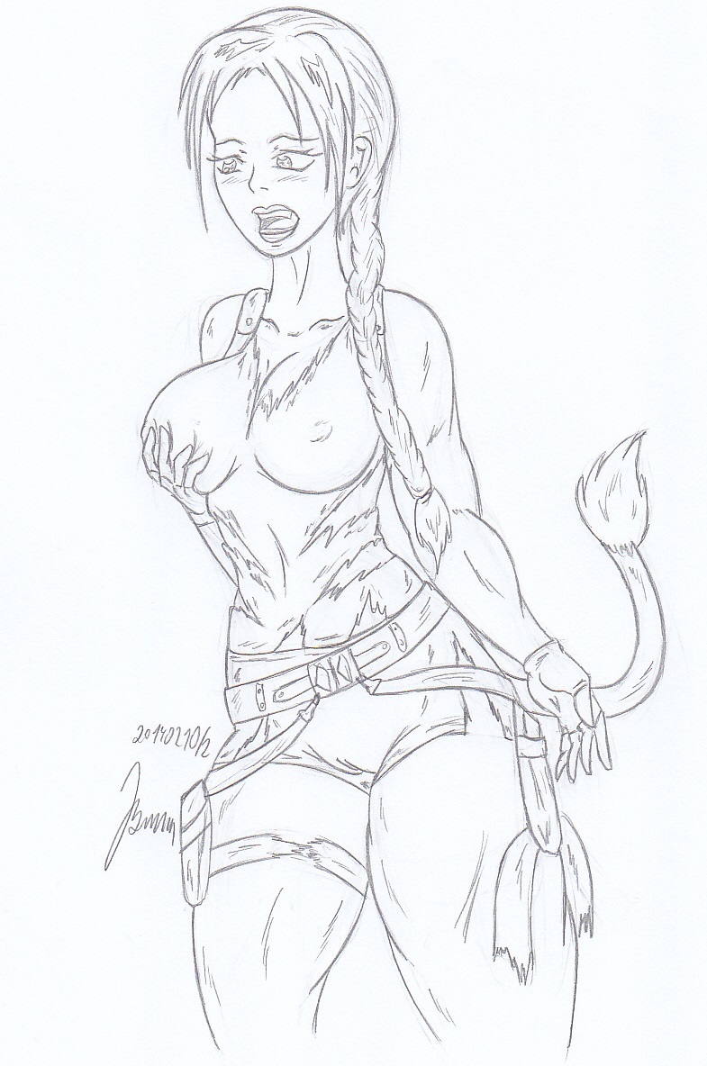 My miny  Tauren & Lara _ Sketches work page 3 full