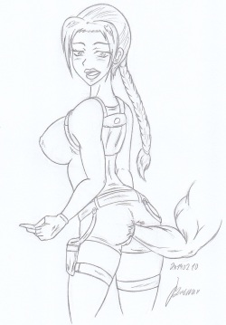 My miny  Tauren & Lara _ Sketches work