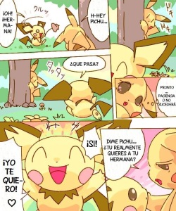 Pikachu Kiss Pichu