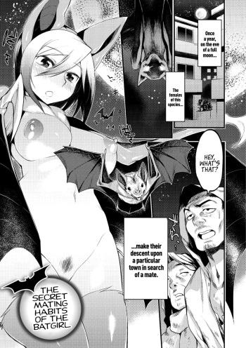[Mizone] Jitsuroku! Koumori Onna-tachi no Hanshokuki | The Secret Mating Habits of the Batgirl (Comic Anthology QooPA Vol. 09) [English] [PSYN] [Digital] cover