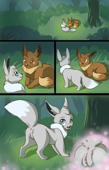 [Kimba Snowpaw] Eevee Valentines (Pokemon) cover