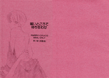 [Magicwork Orange (Kunimori Yuuka)] Kurai Tokoro de Machiawase (Harry Potter) [French] cover