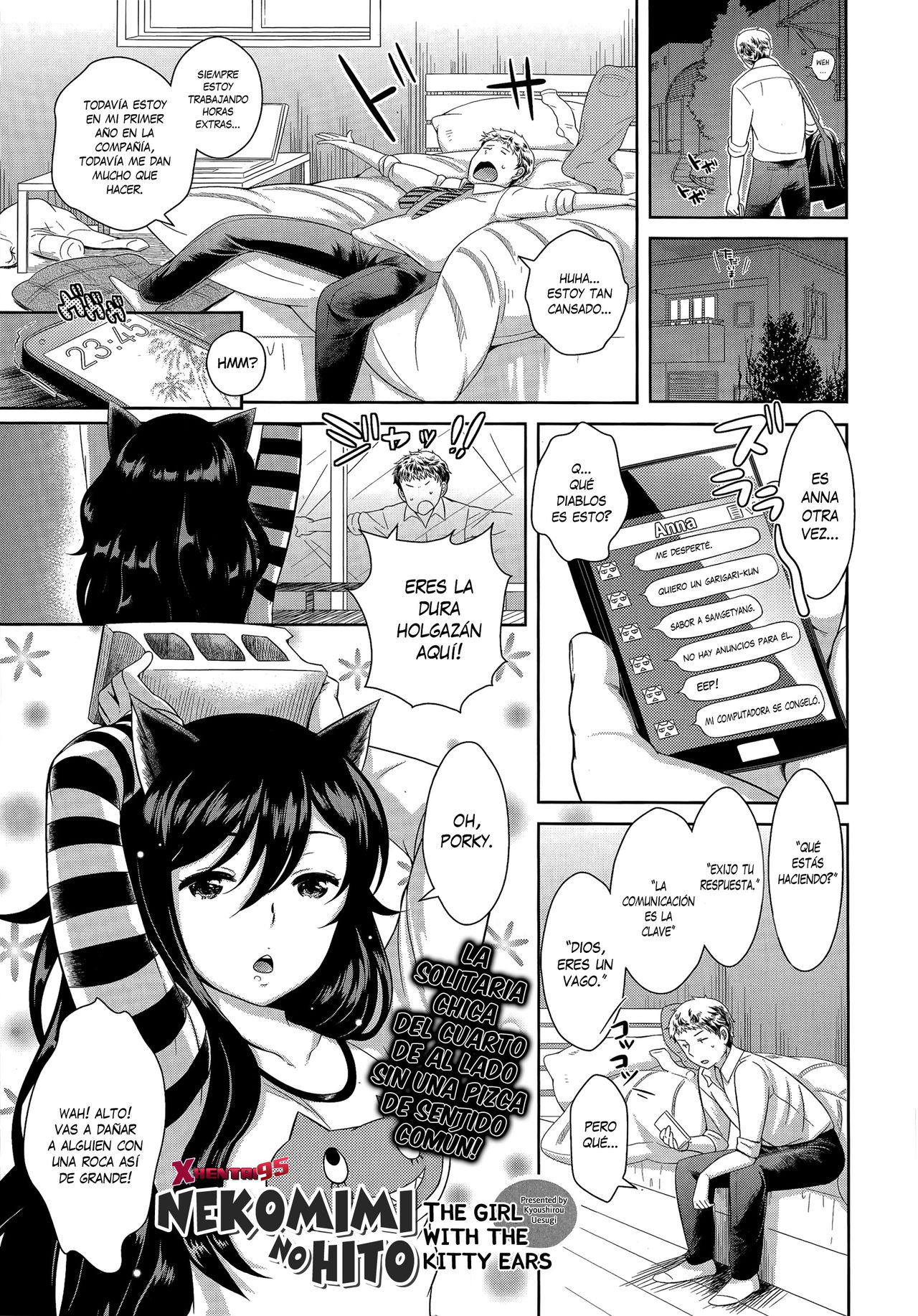 Nekomimi no Hito | a Chica con las Orejas de Gato page 1 full