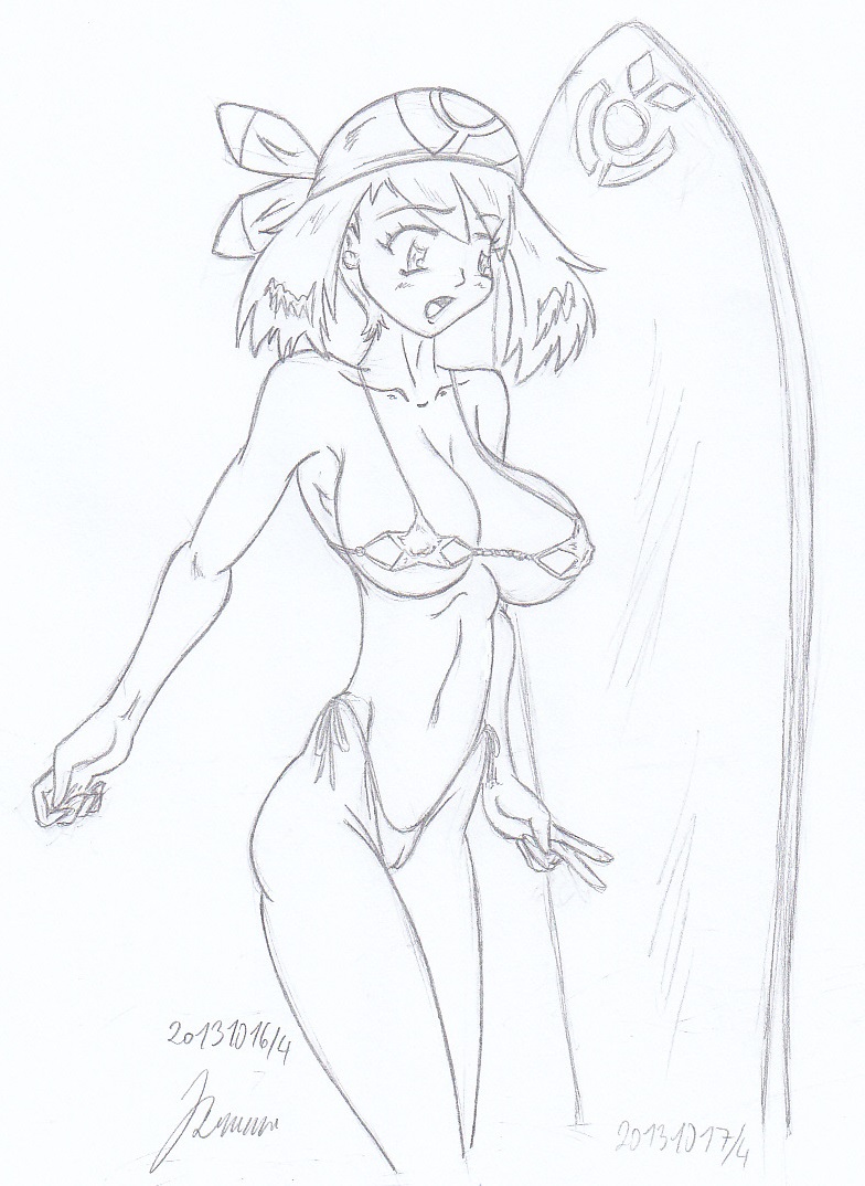 My miny May / Haruka - pokemon advanced sketches work 9 page 6 full
