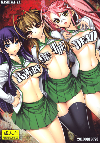 (C78) [Kashiwa-ya (Hiyo Hiyo)] Return of The Dead (Gakuen Mokushiroku Highschool of The Dead) [French] {SAXtrad} cover