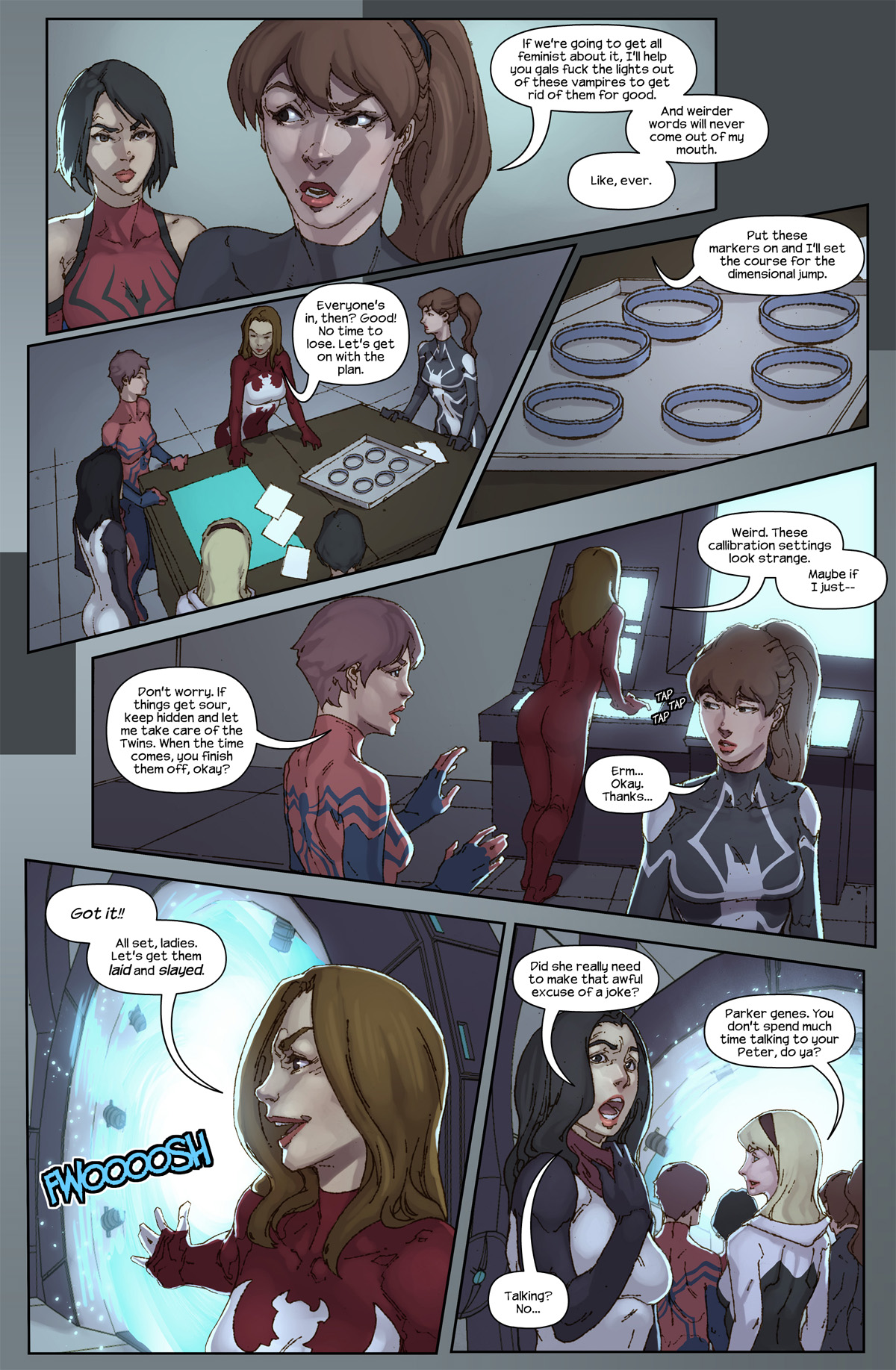 Porn Edge of Spider-Verse - The Hunt for the Inheritors page 8 full