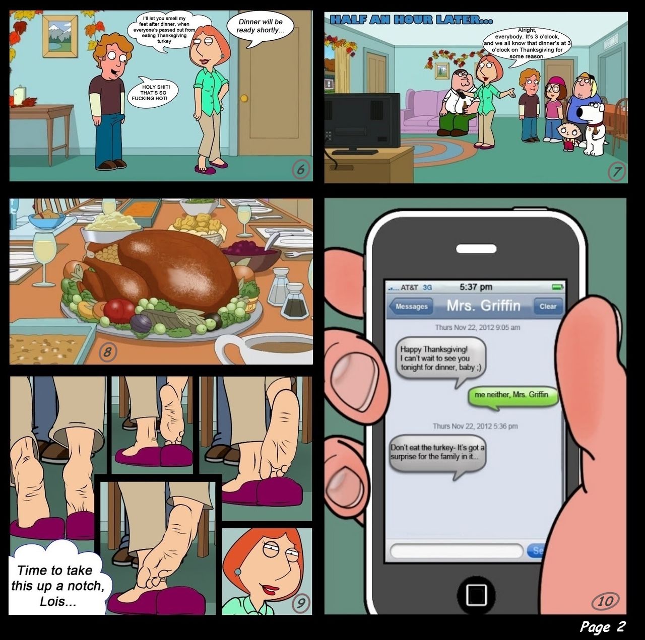 Family Guy — Ch.2 — Thanksgiving At The Griffin House page 3 full