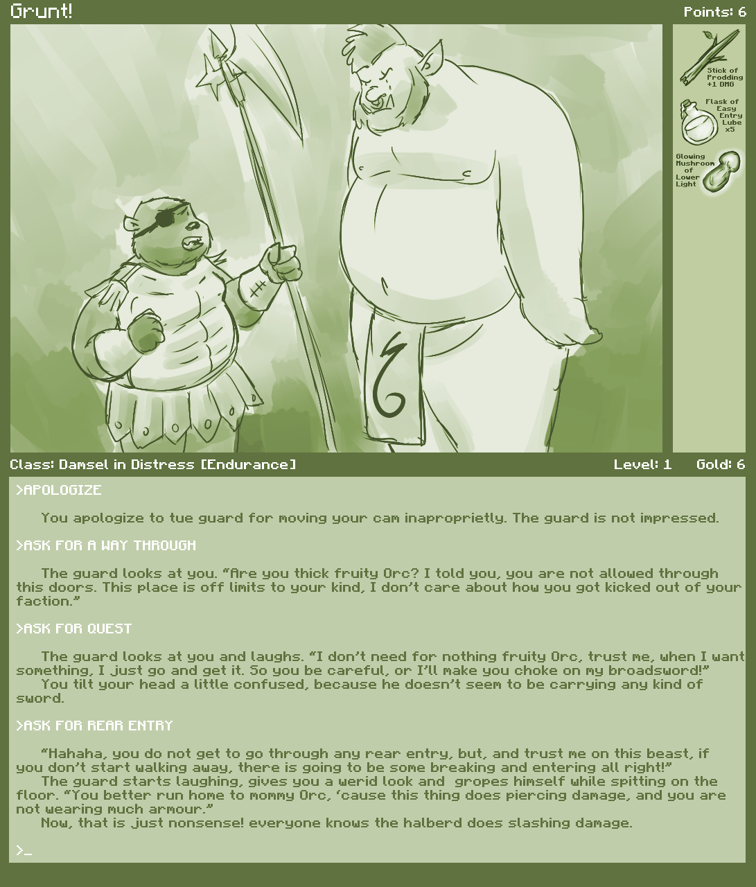 Caesarcub - Interactive Fiction - Grunt! page 9 full