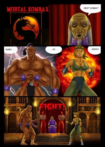 [mortal combat] Goro VS Sonya cover