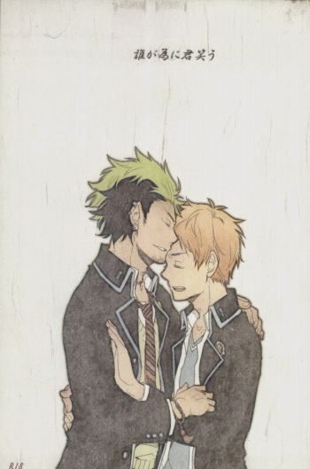 (C81) [Osova (Sovayu)] Ta ga Tame ni Kimi Warau | For whom do you laugh? (Ao no Exorcist) [English] [Kumazo Scans] cover