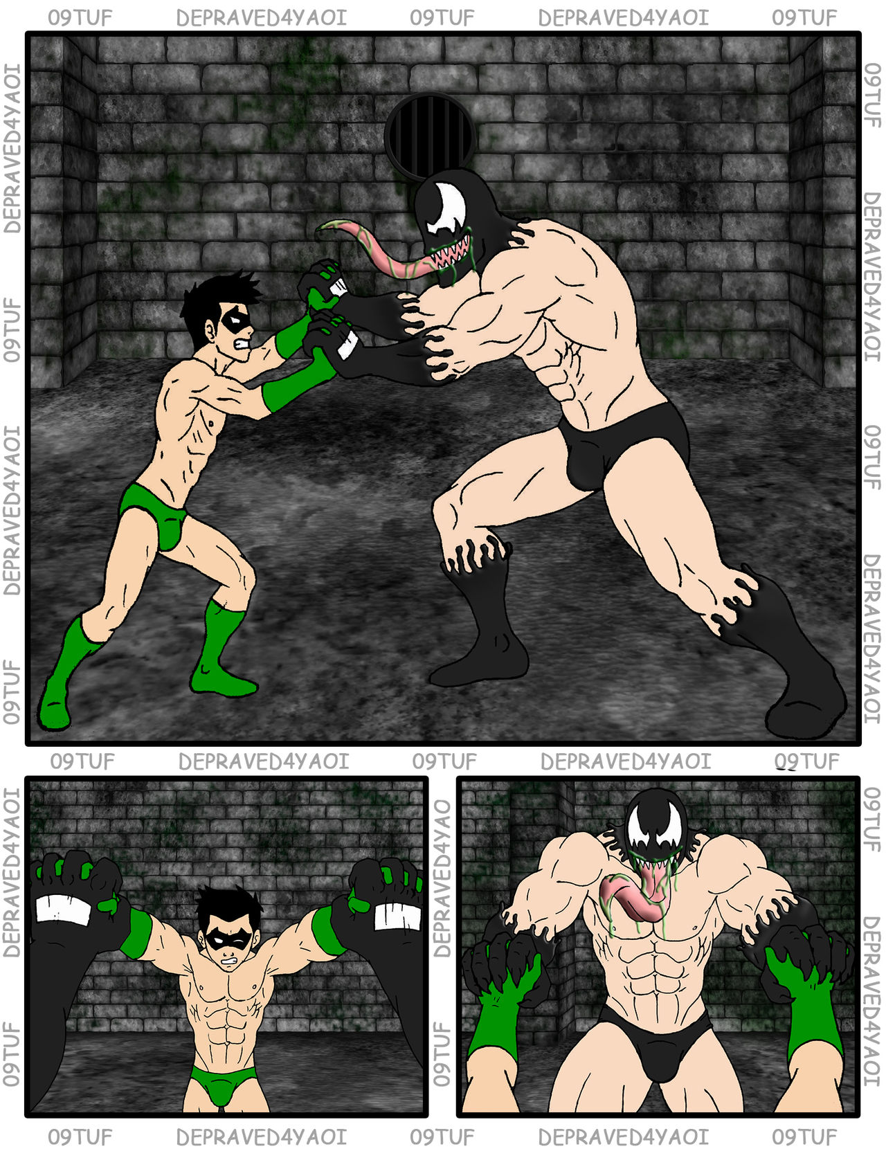Venom Vs Robin Re-Make Preview page 11 full