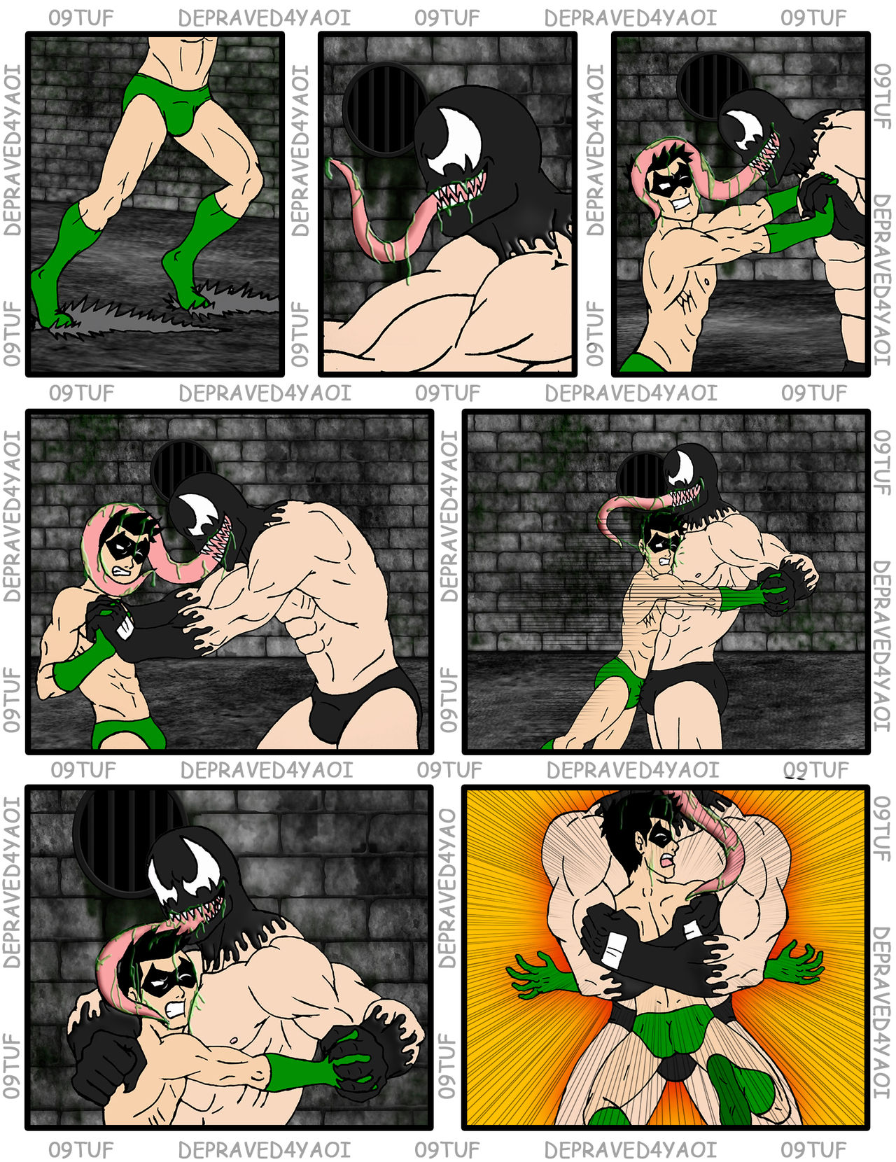 Venom Vs Robin Re-Make Preview page 12 full