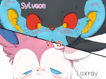 [Ryouta Sumeragi] Sylveon vs Luxray (Pokemon) cover