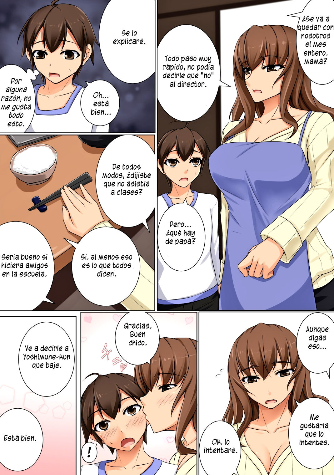 Mama ga Kakurete Seisettai ~Daisuki na Mama ga Ie de Azukatta Shachou no Kuso Musuko no Chinpo no Toriko ni Sarete ita~ page 9 full