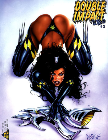 Double Impact - Raw #2 cover