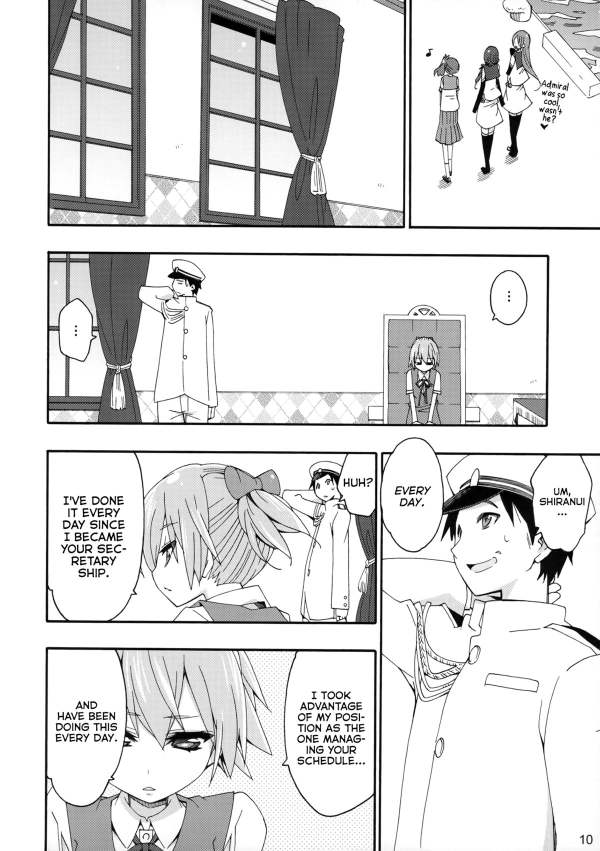 Shiranui wa Teitoku no... | Shiranui is Admiral's... page 9 full