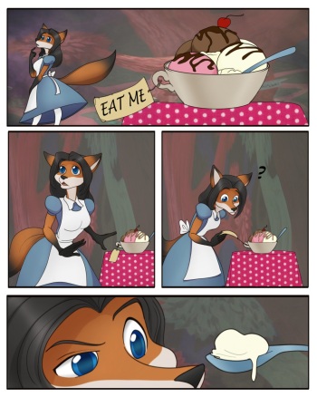 [RiddleAellinea] Vixen in Wonderland cover