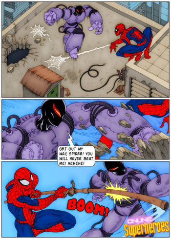 [Online Superheroes] Spiderman Fucks (Spider-Man) cover