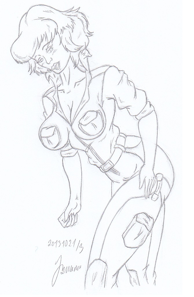 April O´Neil _ My miny _ Sketch work_1 page 3 full